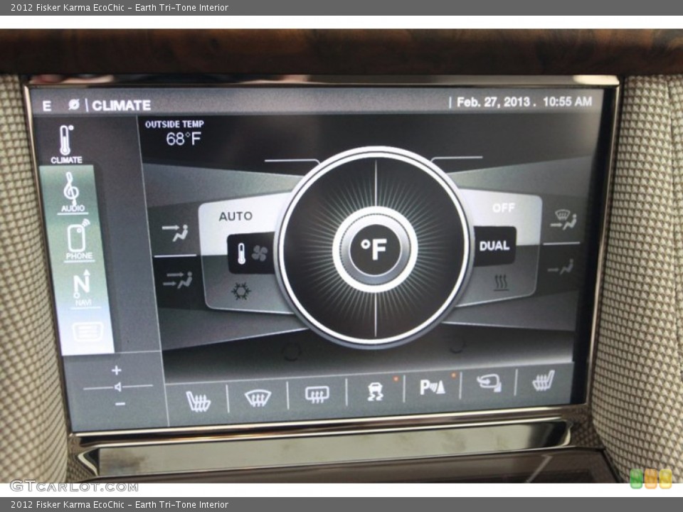 Earth Tri-Tone Interior Controls for the 2012 Fisker Karma EcoChic #77751339