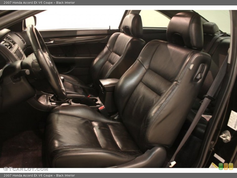 Black Interior Photo for the 2007 Honda Accord EX V6 Coupe #77751380