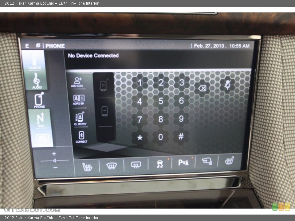Earth Tri-Tone Interior Controls for the 2012 Fisker Karma EcoChic #77751383