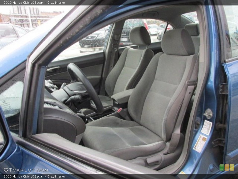 Gray Interior Front Seat for the 2010 Honda Civic LX Sedan #77751447
