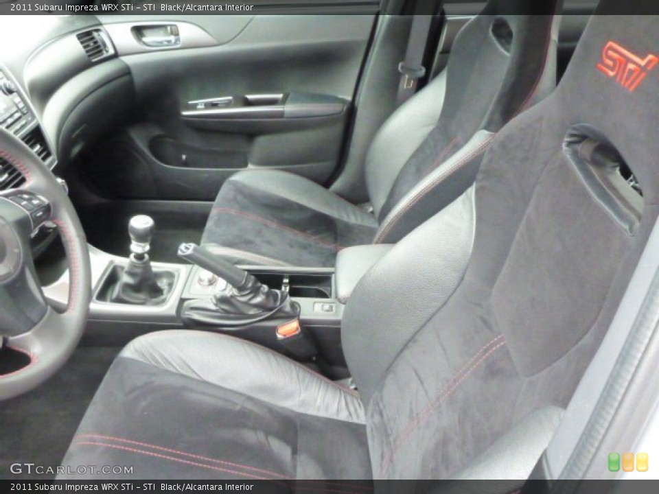 STI  Black/Alcantara Interior Photo for the 2011 Subaru Impreza WRX STi #77751459