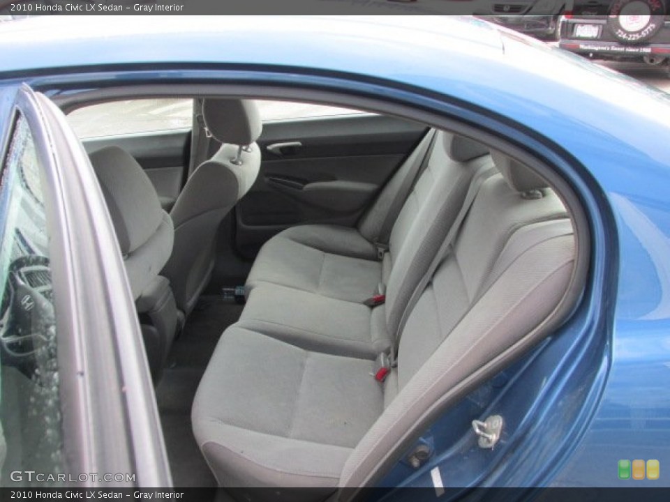 Gray Interior Rear Seat for the 2010 Honda Civic LX Sedan #77751470