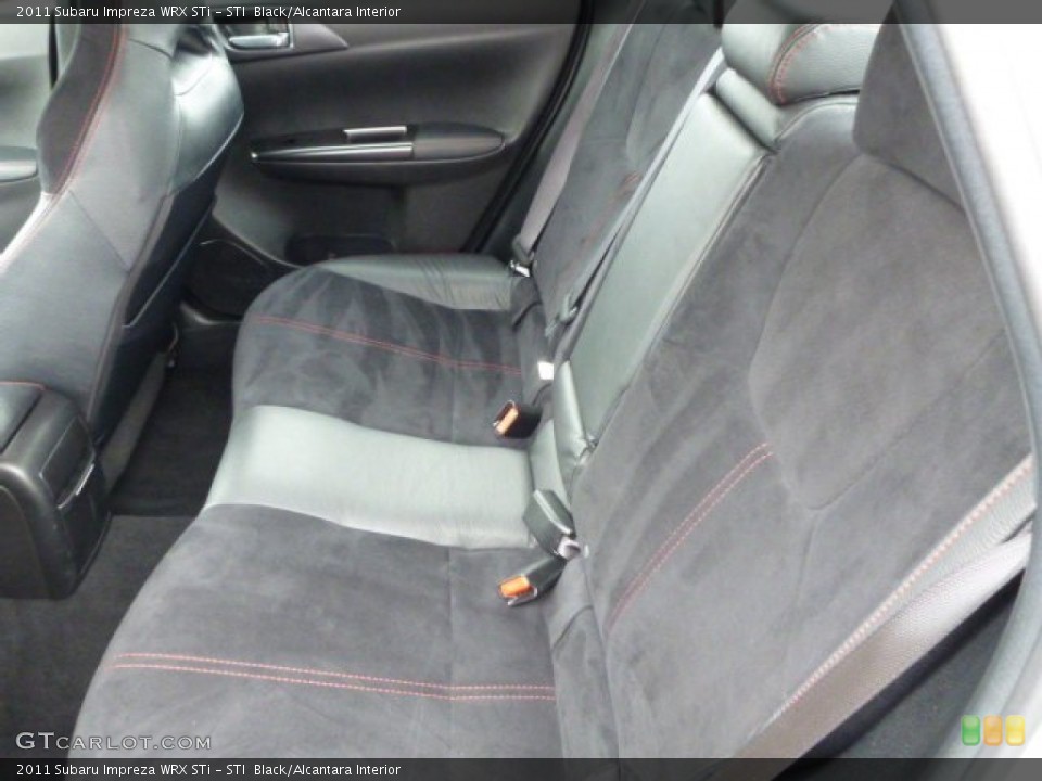 STI  Black/Alcantara Interior Rear Seat for the 2011 Subaru Impreza WRX STi #77751474
