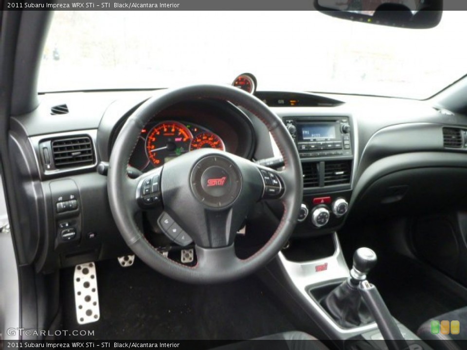 STI  Black/Alcantara Interior Dashboard for the 2011 Subaru Impreza WRX STi #77751492