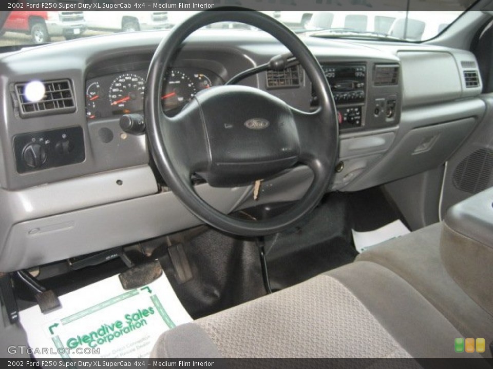 Medium Flint Interior Prime Interior for the 2002 Ford F250 Super Duty XL SuperCab 4x4 #77751518