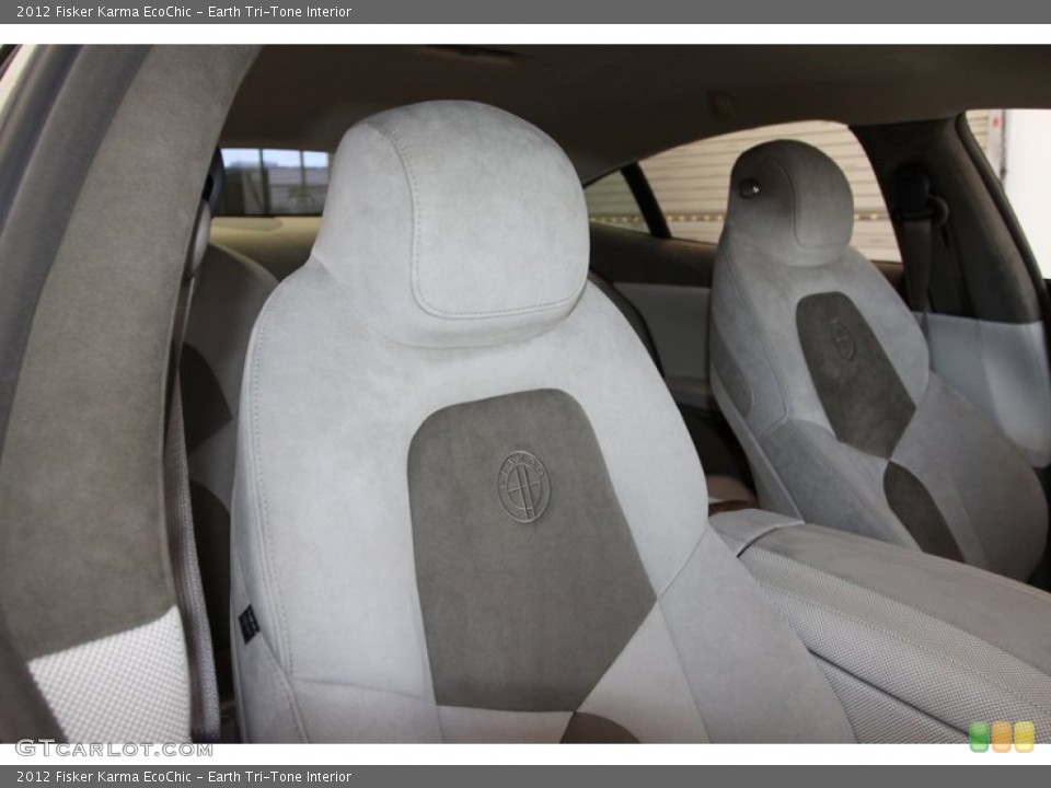 Earth Tri-Tone Interior Front Seat for the 2012 Fisker Karma EcoChic #77751745