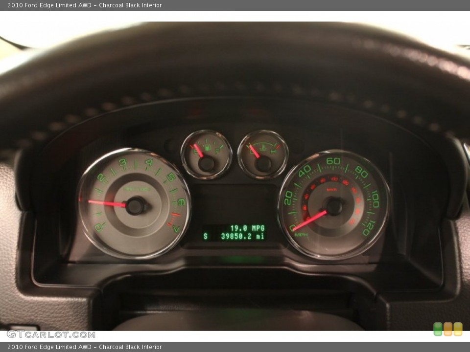 Charcoal Black Interior Gauges for the 2010 Ford Edge Limited AWD #77751814