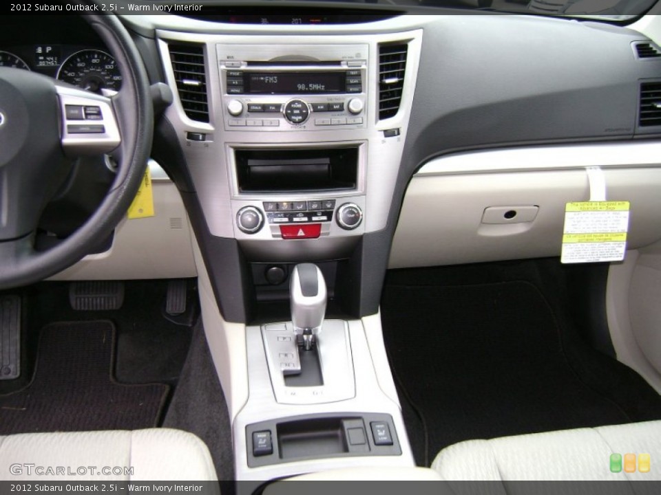 Warm Ivory Interior Dashboard for the 2012 Subaru Outback 2.5i #77752035