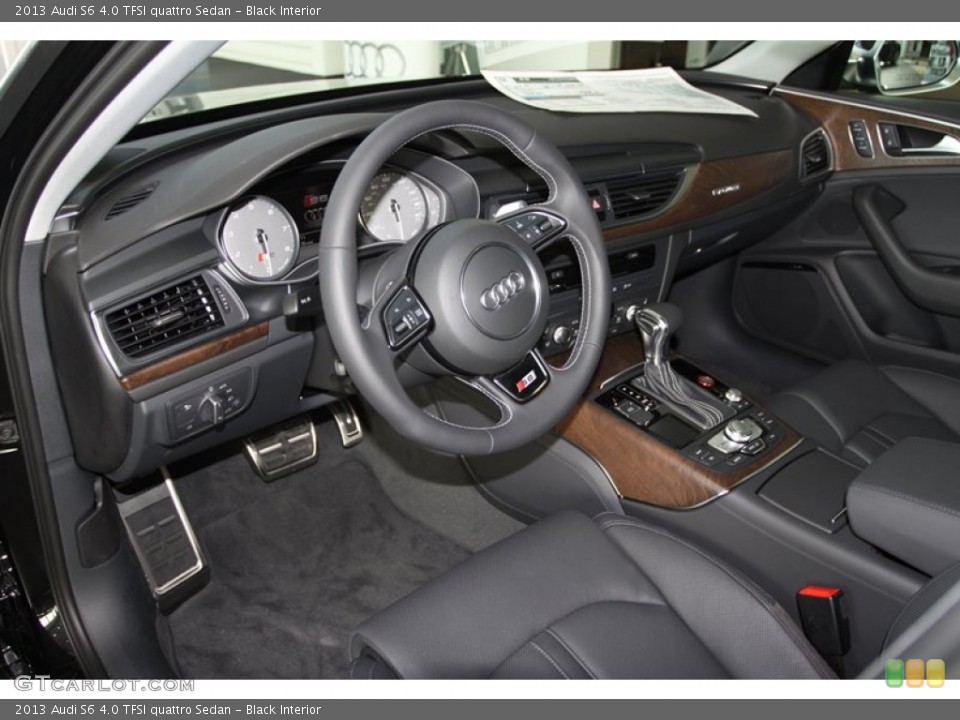 Black Interior Prime Interior for the 2013 Audi S6 4.0 TFSI quattro Sedan #77752191