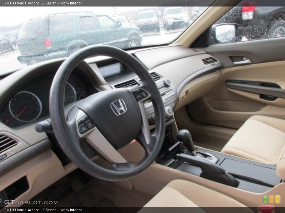 Ivory Interior Dashboard for the 2010 Honda Accord LX Sedan #77752233