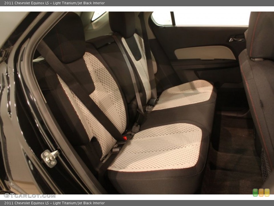 Light Titanium/Jet Black Interior Rear Seat for the 2011 Chevrolet Equinox LS #77752323