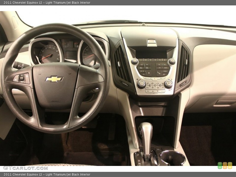 Light Titanium/Jet Black Interior Dashboard for the 2011 Chevrolet Equinox LS #77752370