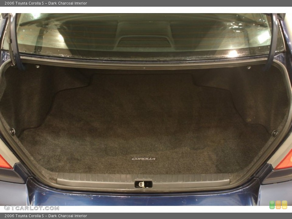 Dark Charcoal Interior Trunk for the 2006 Toyota Corolla S #77752660