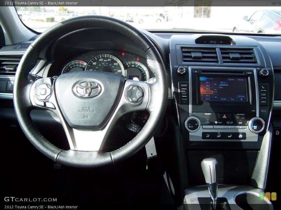 Black/Ash Interior Dashboard for the 2012 Toyota Camry SE #77752875