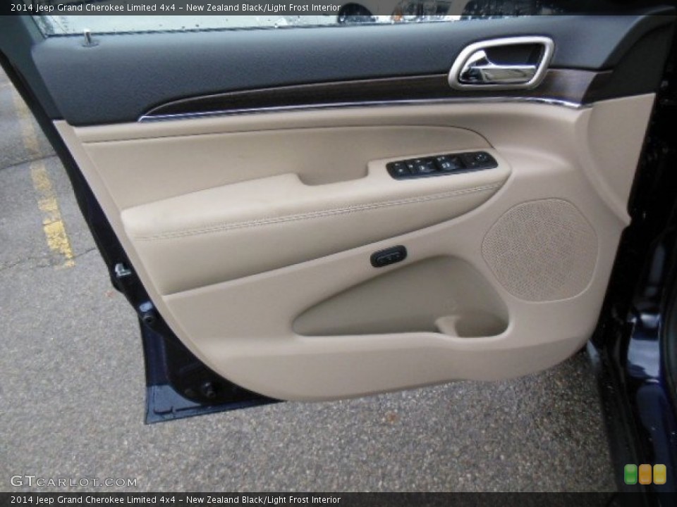 New Zealand Black/Light Frost Interior Door Panel for the 2014 Jeep Grand Cherokee Limited 4x4 #77753603