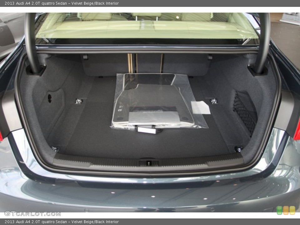 Velvet Beige/Black Interior Trunk for the 2013 Audi A4 2.0T quattro Sedan #77753707