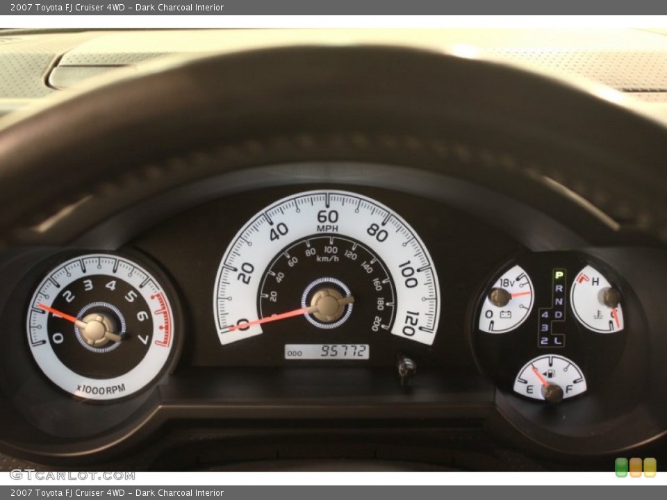 Dark Charcoal Interior Gauges for the 2007 Toyota FJ Cruiser 4WD #77754485