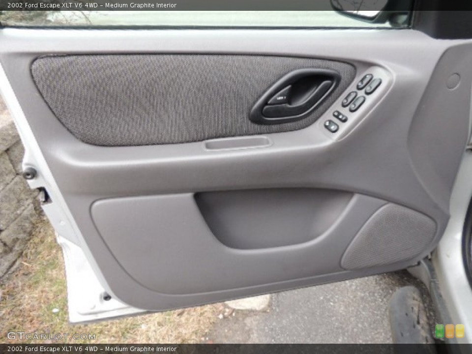 Medium Graphite Interior Door Panel for the 2002 Ford Escape XLT V6 4WD #77754495