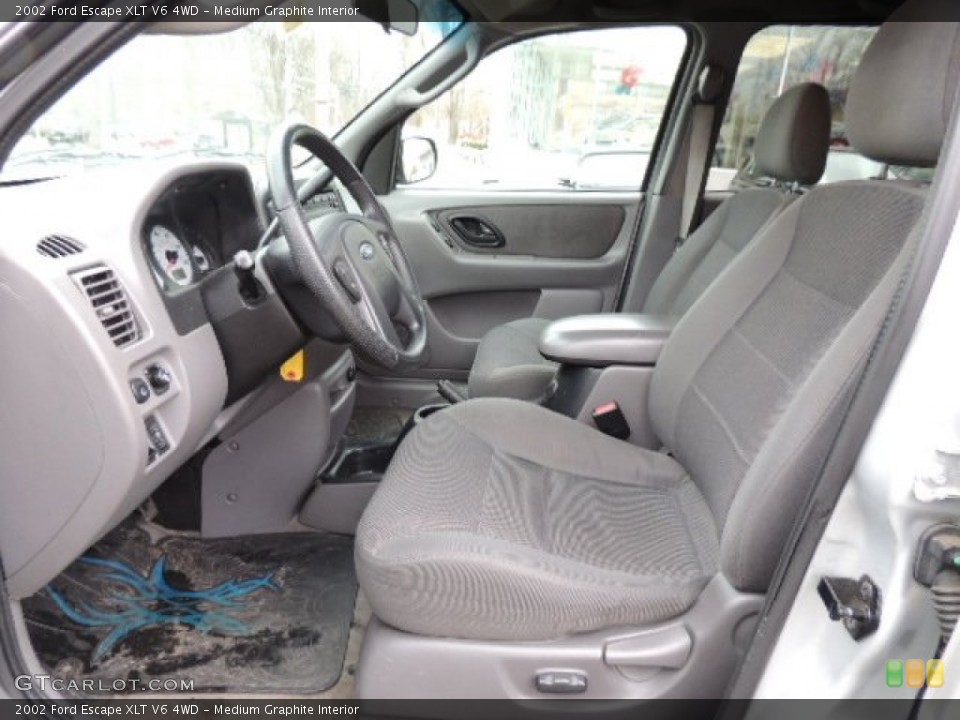 Medium Graphite Interior Front Seat for the 2002 Ford Escape XLT V6 4WD #77754511