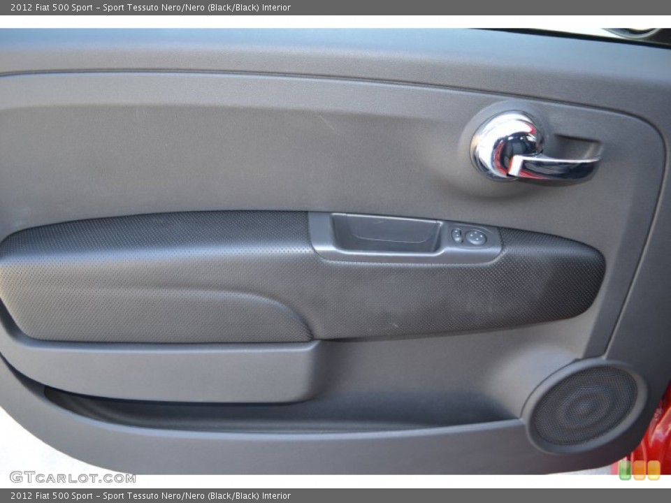 Sport Tessuto Nero/Nero (Black/Black) Interior Door Panel for the 2012 Fiat 500 Sport #77755601