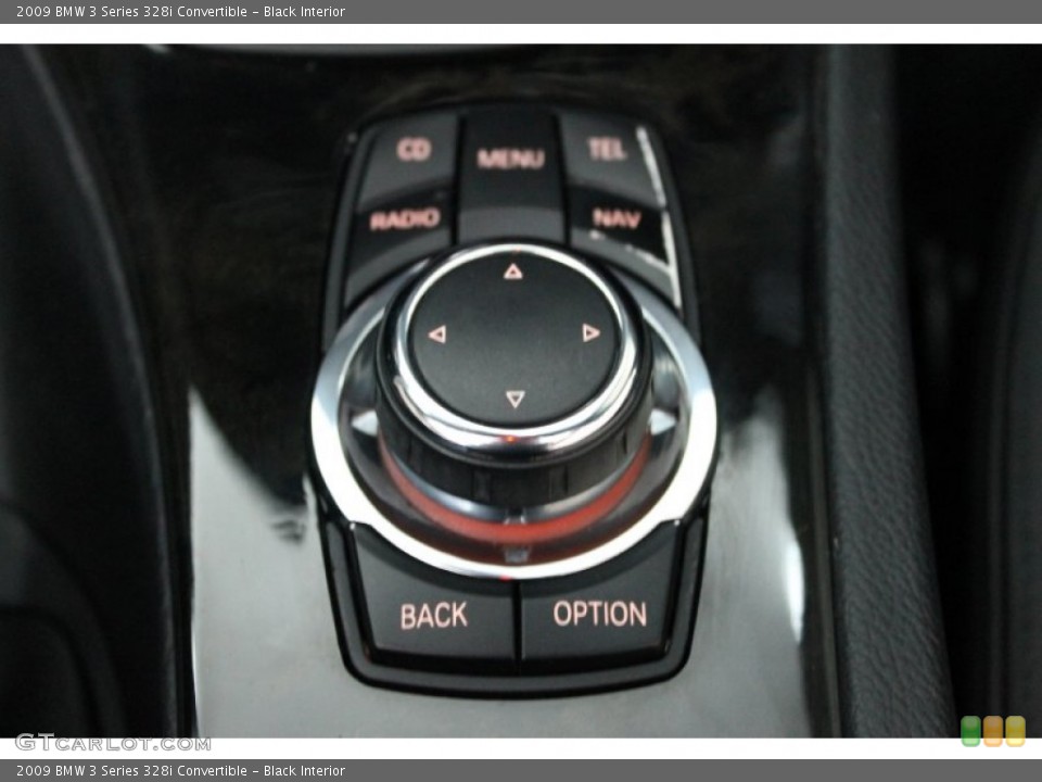 Black Interior Controls for the 2009 BMW 3 Series 328i Convertible #77755654