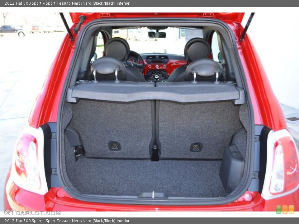 Sport Tessuto Nero/Nero (Black/Black) Interior Trunk for the 2012 Fiat 500 Sport #77755754