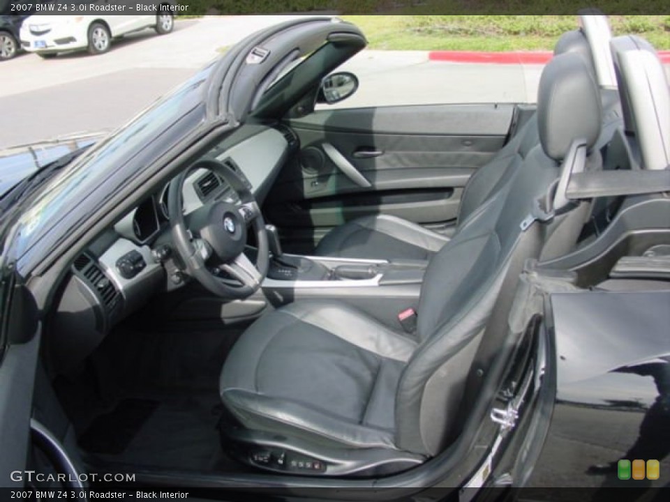 Black Interior Photo for the 2007 BMW Z4 3.0i Roadster #77756114