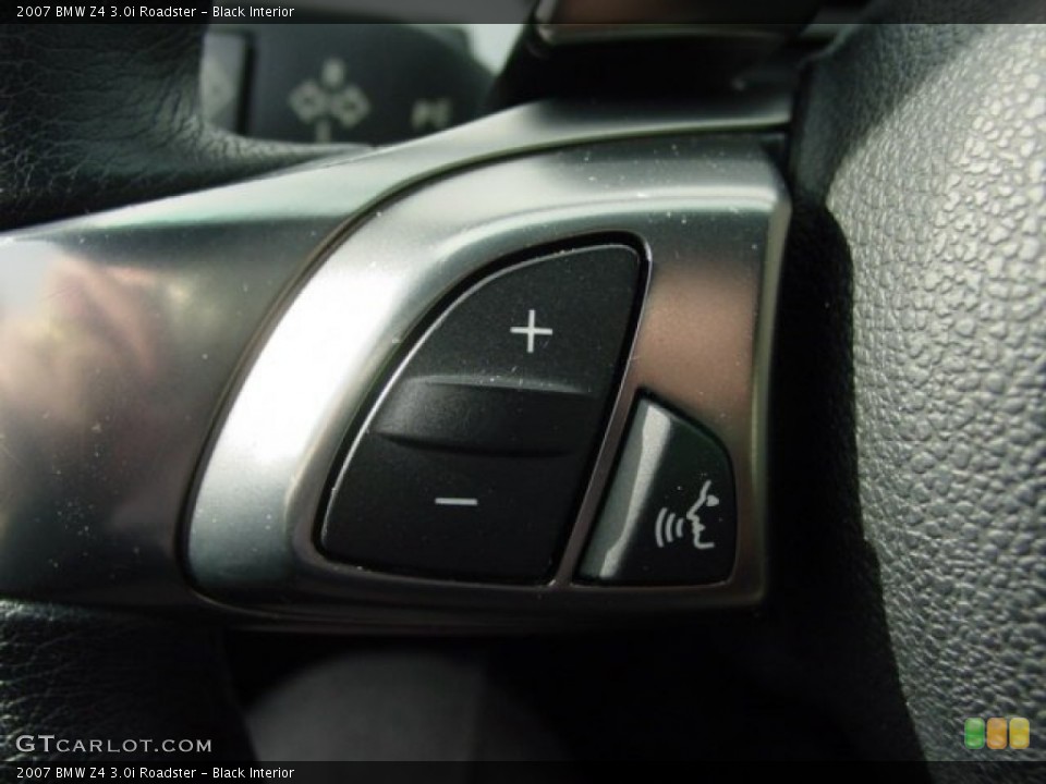 Black Interior Controls for the 2007 BMW Z4 3.0i Roadster #77756261