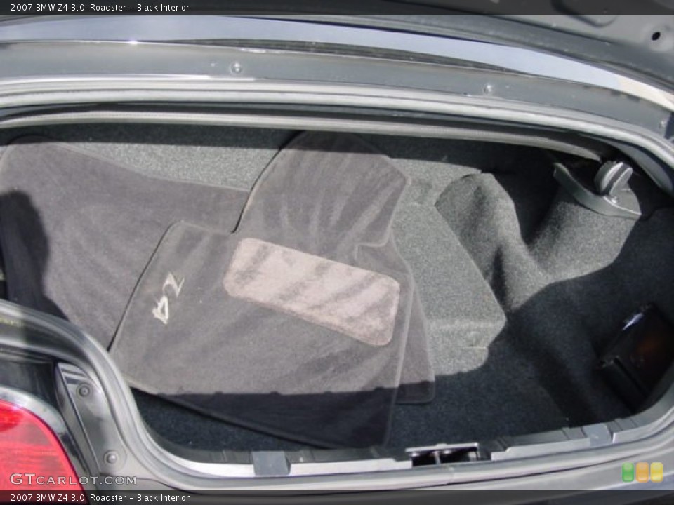 Black Interior Trunk for the 2007 BMW Z4 3.0i Roadster #77756329
