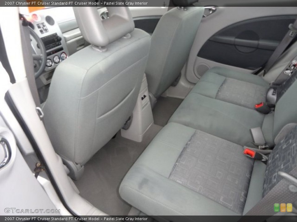 Pastel Slate Gray Interior Rear Seat for the 2007 Chrysler PT Cruiser  #77756385