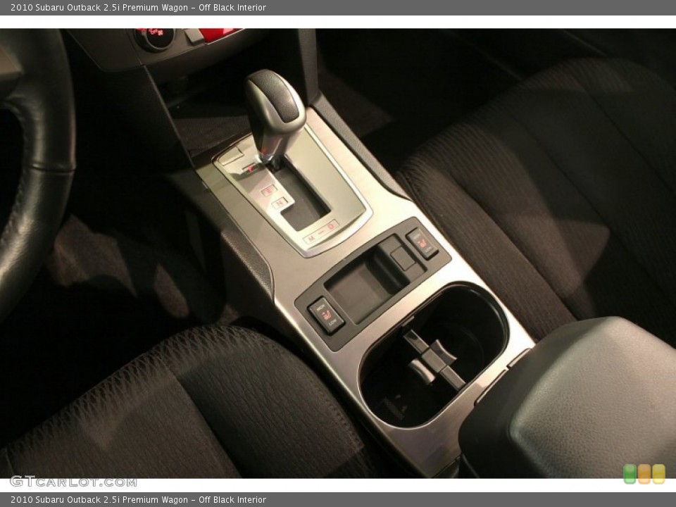 Off Black Interior Transmission for the 2010 Subaru Outback 2.5i Premium Wagon #77756627
