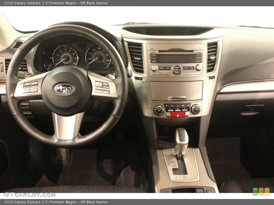 Off Black Interior Dashboard for the 2010 Subaru Outback 2.5i Premium Wagon #77756712