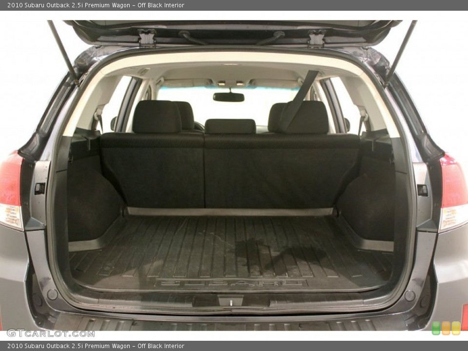 Off Black Interior Trunk for the 2010 Subaru Outback 2.5i Premium Wagon #77756727