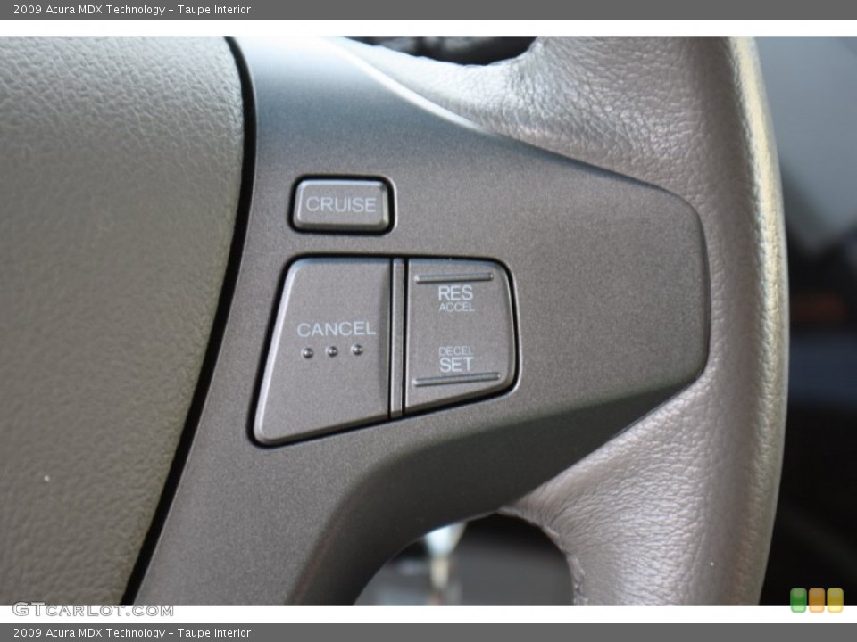 Taupe Interior Controls for the 2009 Acura MDX Technology #77757411