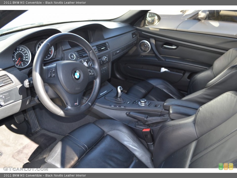 Black Novillo Leather Interior Prime Interior for the 2011 BMW M3 Convertible #77758412