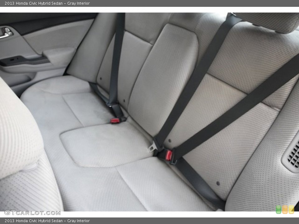 Gray Interior Rear Seat for the 2013 Honda Civic Hybrid Sedan #77758500