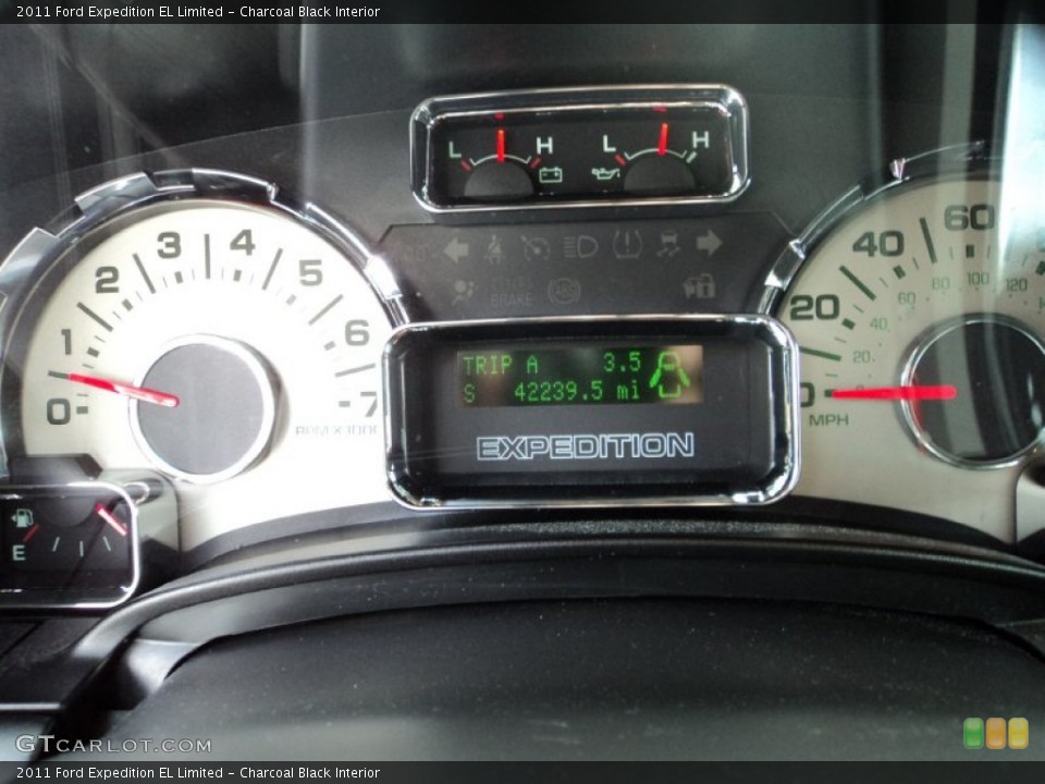 Charcoal Black Interior Gauges for the 2011 Ford Expedition EL Limited #77758998