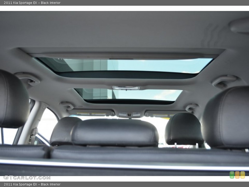 Black Interior Sunroof for the 2011 Kia Sportage EX #77759271