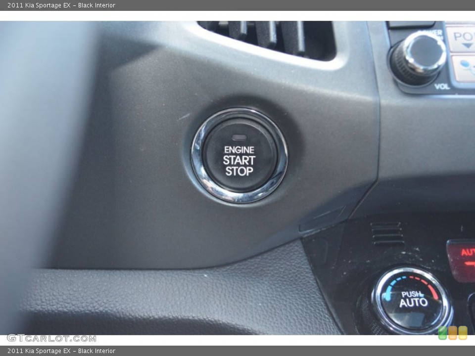 Black Interior Controls for the 2011 Kia Sportage EX #77759442