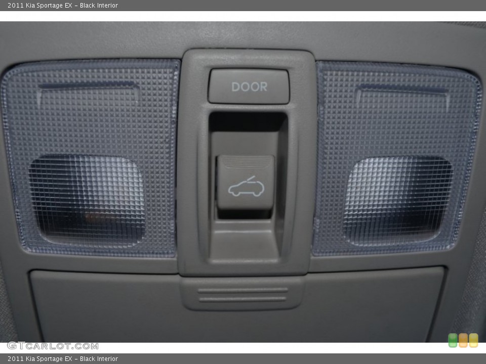 Black Interior Controls for the 2011 Kia Sportage EX #77759529