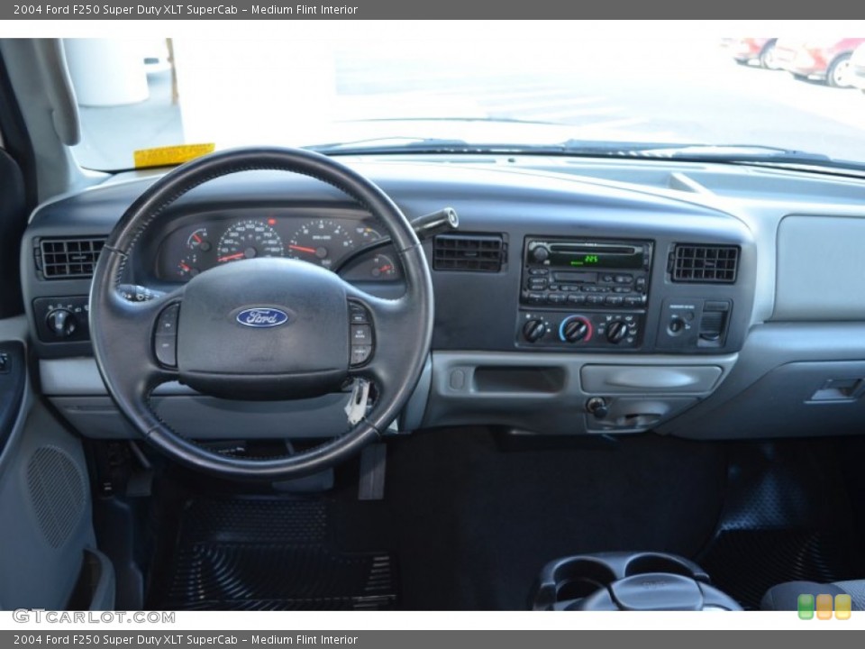 Medium Flint Interior Dashboard for the 2004 Ford F250 Super Duty XLT SuperCab #77760082