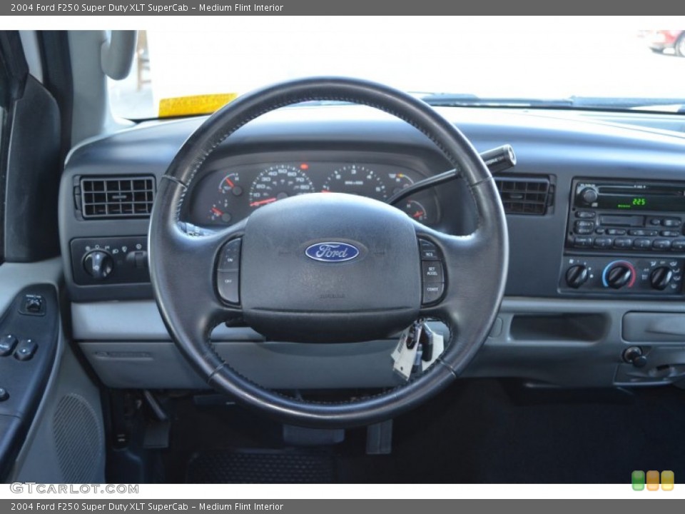 Medium Flint Interior Steering Wheel for the 2004 Ford F250 Super Duty XLT SuperCab #77760089