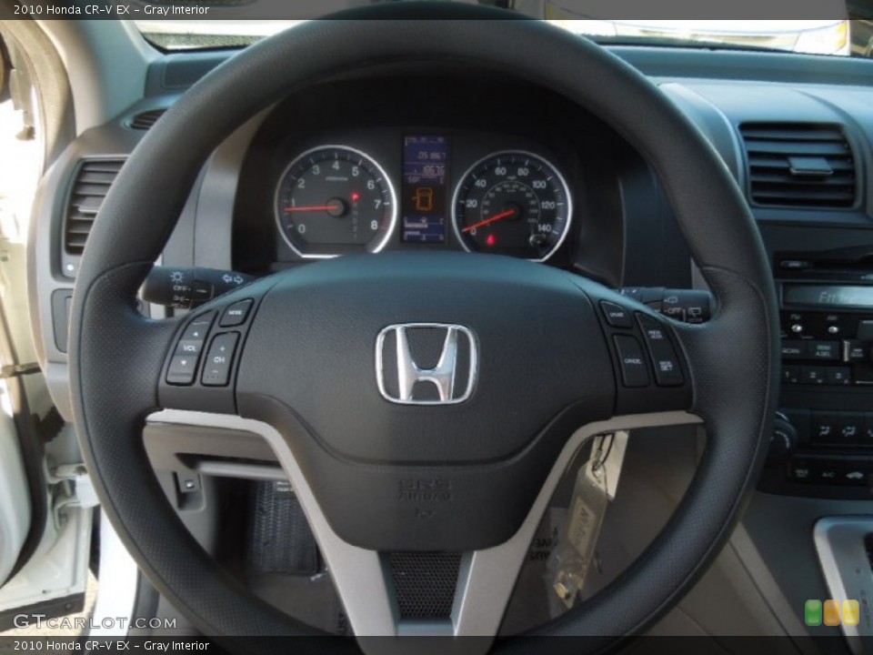 Gray Interior Steering Wheel for the 2010 Honda CR-V EX #77760324