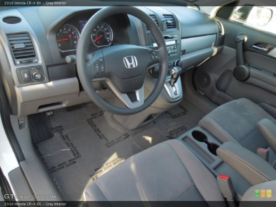 Gray Interior Prime Interior for the 2010 Honda CR-V EX #77760390