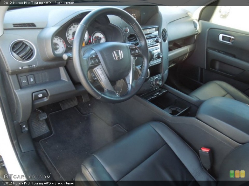 Black 2012 Honda Pilot Interiors