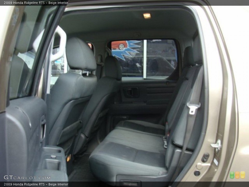 Beige Interior Rear Seat for the 2009 Honda Ridgeline RTS #77762562