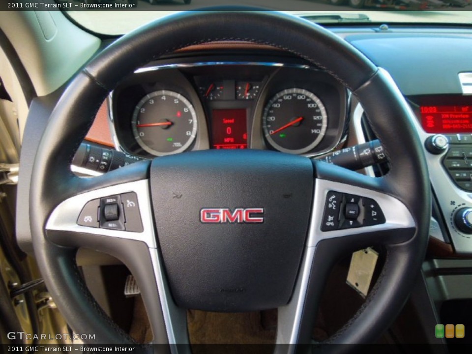 Brownstone Interior Steering Wheel for the 2011 GMC Terrain SLT #77762633