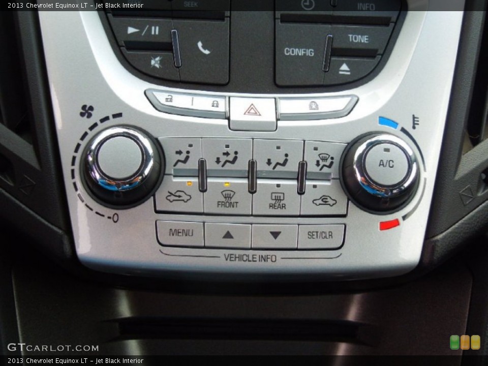 Jet Black Interior Controls for the 2013 Chevrolet Equinox LT #77763095