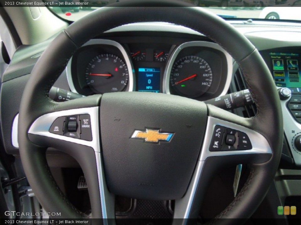 Jet Black Interior Steering Wheel for the 2013 Chevrolet Equinox LT #77763143
