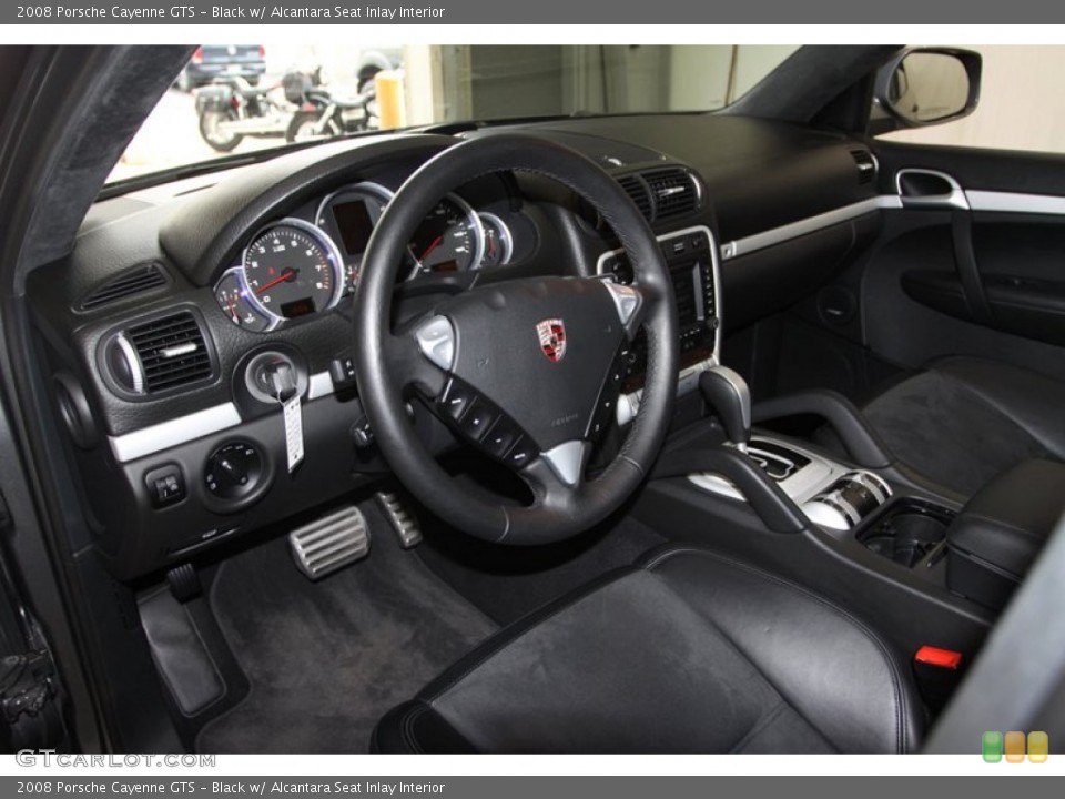 Black w/ Alcantara Seat Inlay 2008 Porsche Cayenne Interiors